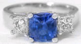 Natural Untreated Blue Sapphire Ring