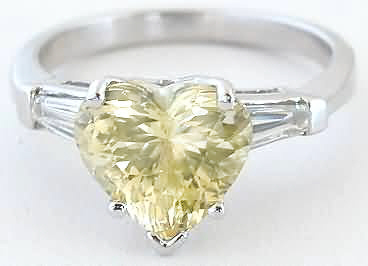 Ceylon Yellow Sapphire Rings