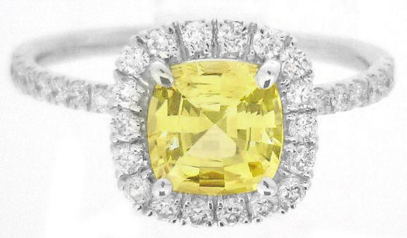 Yellow Sapphire Engagement Rings