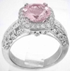 Pink Diamond Alternative Ring