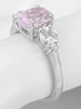 Light Pink Sapphire and White Sapphire Rings