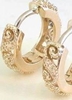 Ornate PinK Sapphire Earrings