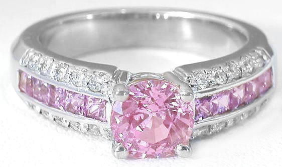 Custom Pink Sapphire Ring