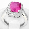 Fine Quality Pink Sapphire Engagement Rings