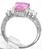 Ornate Pink Sapphire Rings
