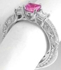 Fancy Pink Sapphire Rings