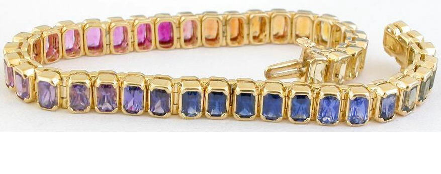 One of a kind Sapphire Bracelets