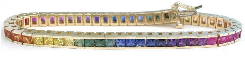 3mm Sapphire Bracelet