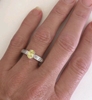 Light Yellow Sapphire Wedding Rings