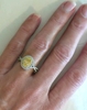 Yellow Gemstone Engagement Ring