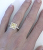 Unheated Untreated Natural Yellow Sapphire Ring in 14k gold