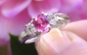 Natural oval sapphire three stone engagement ring with real oval diamonds in a 14k white gold setting