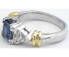 Sapphire Platinum Ring