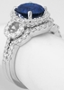 Sapphire Wedding Ring Set