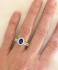 Blue Sapphire Diamond Rings