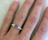 Sapphire wedding Rings