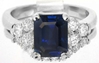 Sapphire Engagement Ring and Band
