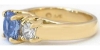 Light Blue Sapphire Ring in Gold