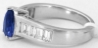Sapphire Baguette Diamond Rings