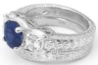 Sapphire Engagement Ring non diamonds