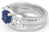Sapphire Engagement Ring non diamonds
