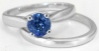 Sapphire Solitaire Rings