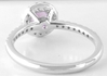 Light Pink Sapphire Ring - Back View