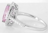 Genuine Marquise Light Pink Sapphire Ring - Pink Diamond Substitute