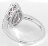 Marquise Light Pink Sapphire Ring - 14k white gold