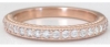 Natural sapphire ring in 14k rose gold