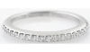 Natural sapphire ring in 14k white gold