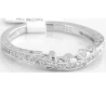 Natural sapphire ring in 14k white gold or platinum