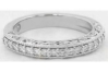 Natural sapphire ring in 14k white gold