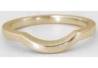 Natural yellow sapphire ring in 14k yellow gold