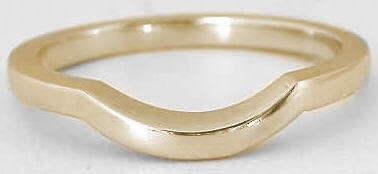 Contoured Gold Band
