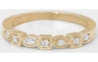 Natural yellow sapphire ring in 14k yellow gold