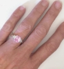Untreated Pink Sapphire Ring