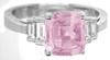 Untreated Unheated Pink Ring- GIA Tested