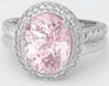 Unheated Natural Pink Sapphire Rings