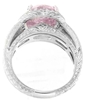 Large Naural Pink Sapphire Ring