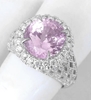 Unique Large Natural Light Pink Sapphire Ring