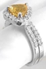 Heart Sapphire Engagement Rings