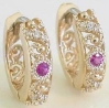 Natural pink sapphire ring in 14k yellow gold