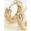 Ornate PinK Sapphire Earrings