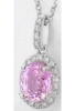 Light Pink Sapphire Necklaces