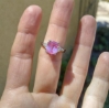 4.12 ctw Ceylon Cushion Cut Pink Sapphire and Diamond Ring in Platinum - SSR-5576