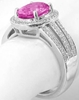 Low Profile Pink Sapphire Rings