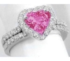 Heart Sapphire Engagement Rings