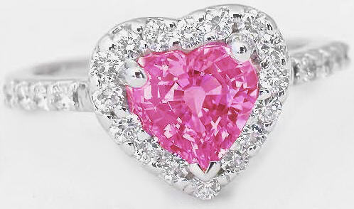 miallo] Ring R166 Trendy Pink Heart Cubic Zirconia Ring – Miallo Jewelry