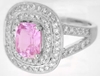 Diamond Pink Sapphire Rings